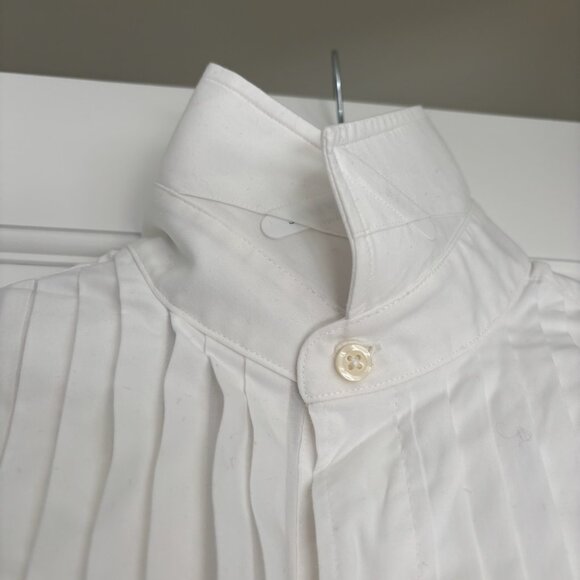 J Crew Mens Tuxedo Shirt - Picture 4 of 8